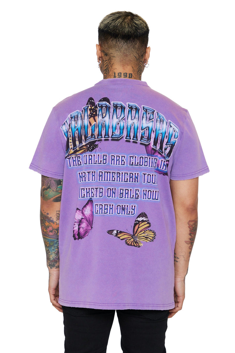 Valabasas T-Shirt "Close" Vintage Purple