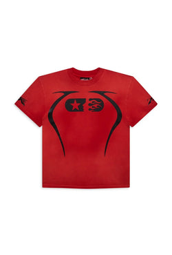 Hellstar Warm Up T-Shirt (Red)