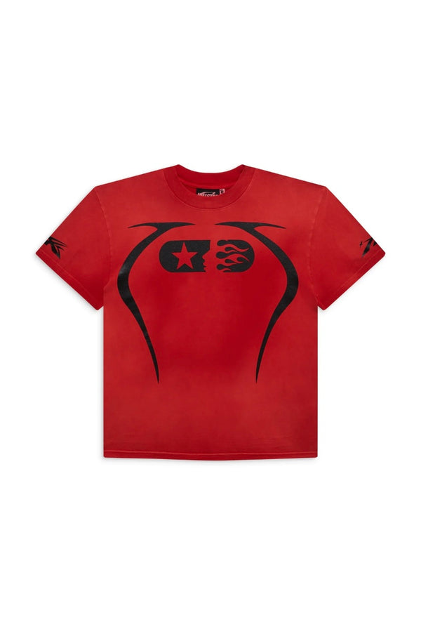 Hellstar Warm Up T-Shirt (Red)