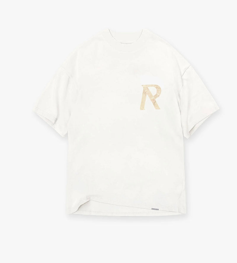 Represent Masking Tape Initial T-Shirt (Flat White)