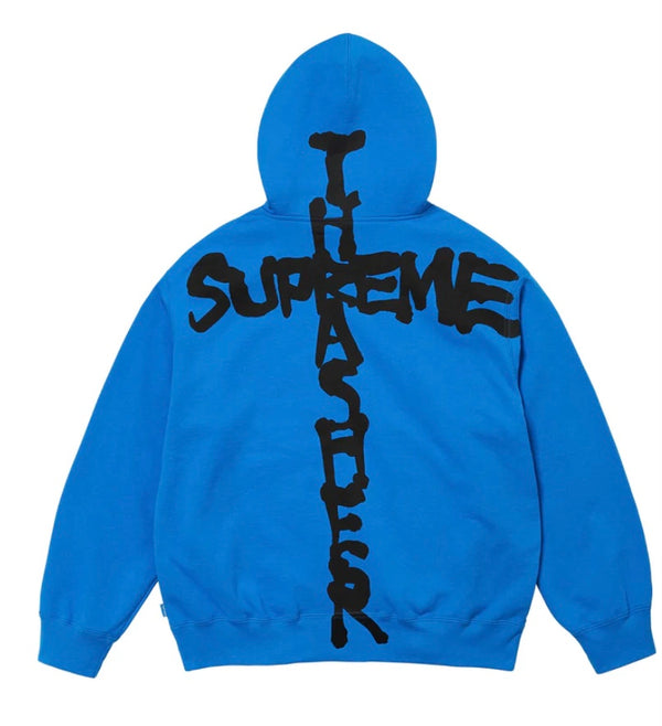 Supreme®/Thrasher® Zip Up Hooded Sweatshirt
Bright blue