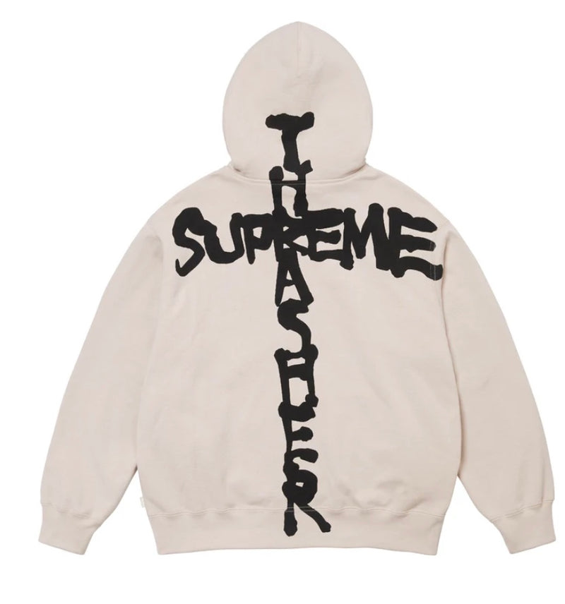 Supreme®/Thrasher® Zip Up Hooded Sweatshirt Stone