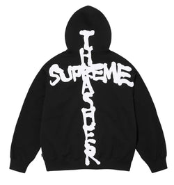 Supreme®/Thrasher® Zip Up Hooded Sweatshirt Black