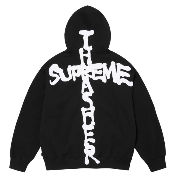 Supreme®/Thrasher® Zip Up Hooded Sweatshirt Black