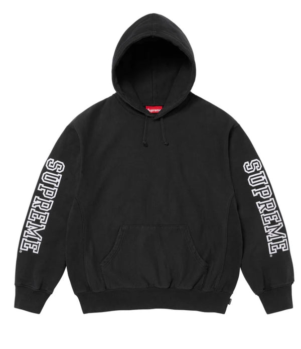 Supreme Collegiate Sleeve Hooded Sweatshirt
Black