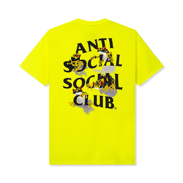 Anti Social Social Club T-Shirt "Yellow Banded" Safety Yellow