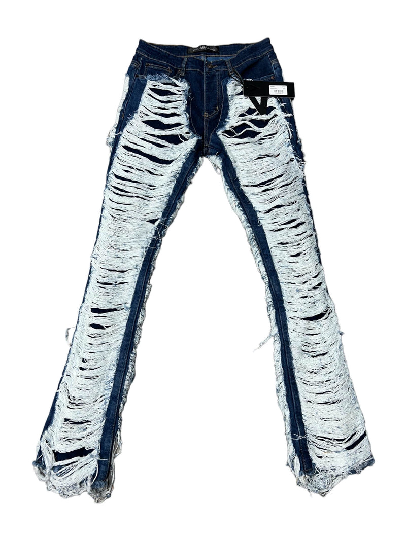 Valabases Jeans "Ravaged" Indigo