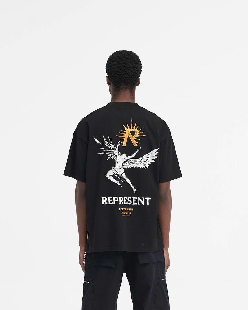 Represent: Icarus Shirt (Black/Yellow)