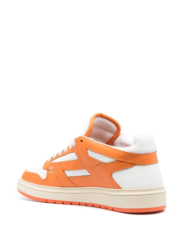 Represent: Leather Low Shoe (orange/white)