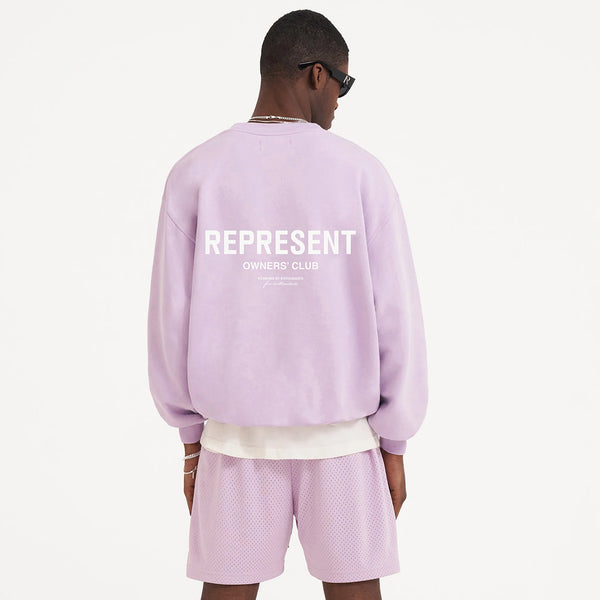 Represent: Owners Club Sweater (Pastel Lilac)