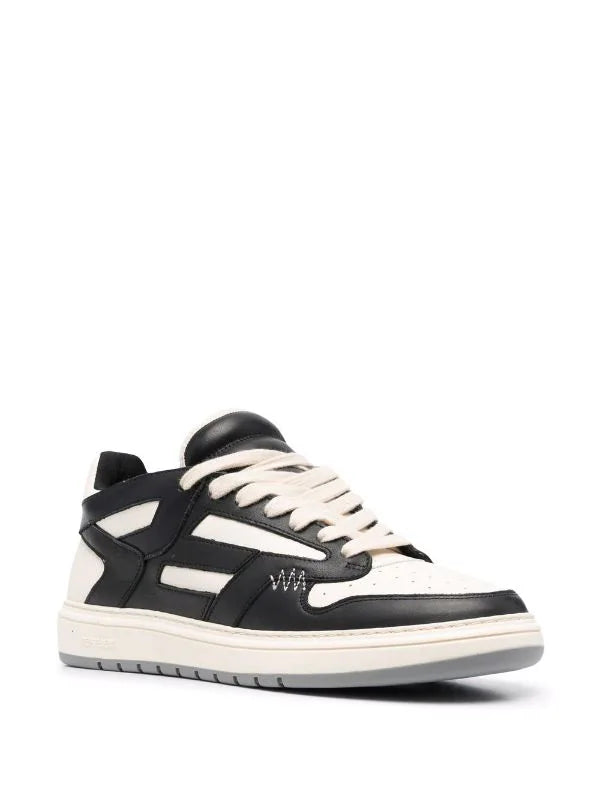 Represent: Reptor low Leather Shoe (Black/White)