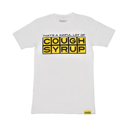 That’s A Awful Lot of Cough Syrup:  Waffle House Tee (White)