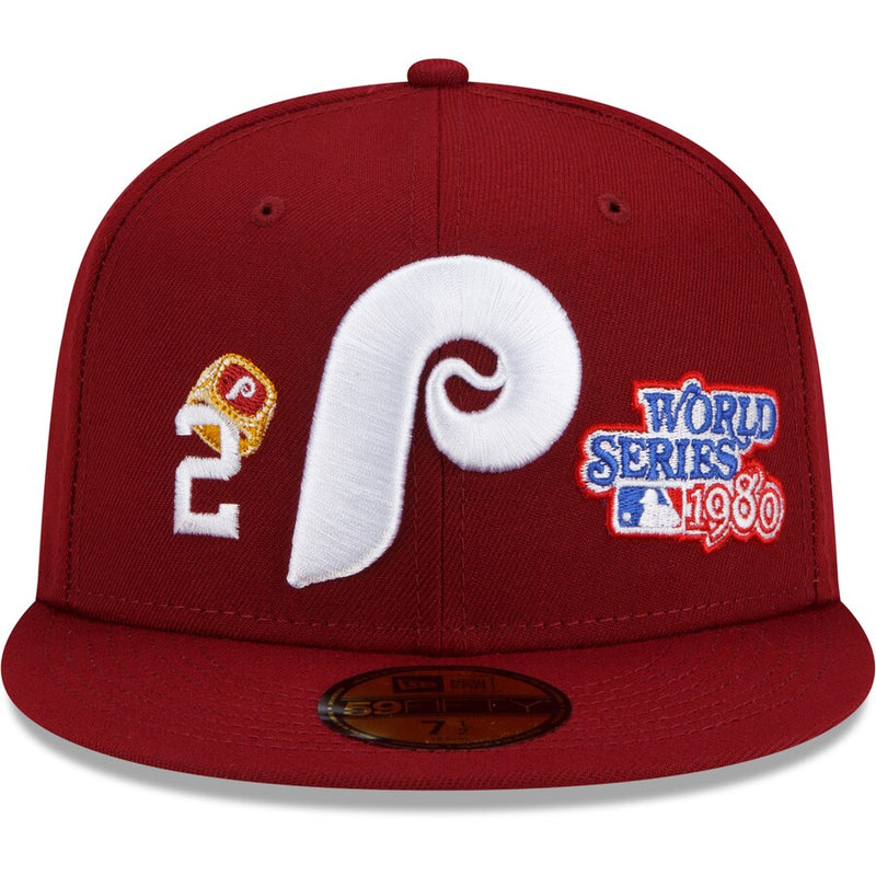 New Era Fitted: Philadelphia Phillies 2 Ring Patch